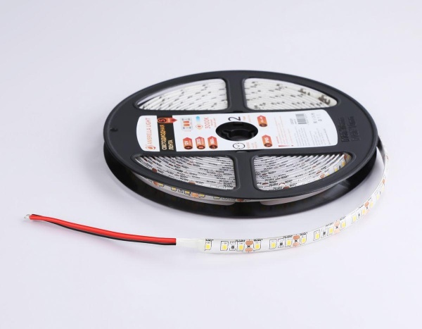 Светодиодная влагозащищенная лента Ambrella Light 9,6W/m 120LED/m 2835SMD теплый белый 5M GS1201
