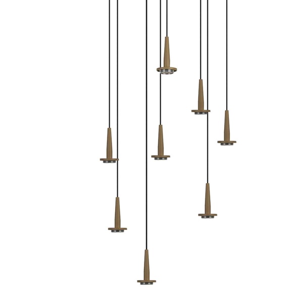 Люстра подвесная БЕЗ плафонов Mantra (8) Andromeda 8933