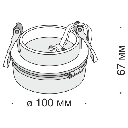 Встраиваемый светодиодный спот Maytoni Technical Magic DL2003-L12B4K