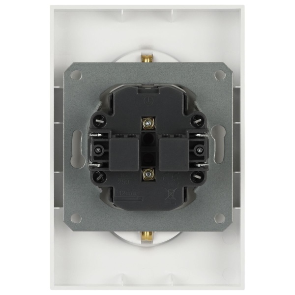 Розетка ЭРА Arktik 16-2107-04 без заземления двойная 2X2P 16А-250В шампань Б0071684