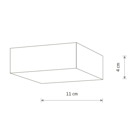 Потолочный cветильник Nowodvorski Lid Square Led White 10420