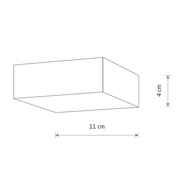 Потолочный cветильник Nowodvorski Lid Square Led White 10420