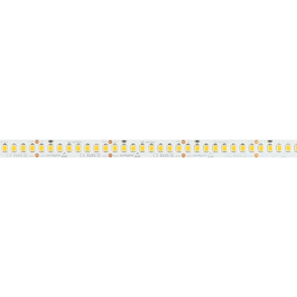 Светодиодная лента Arlight 20W/m 200LED/m 2835SMD теплый белый 5M UL-A200-10mm 24V Warm2700 037222