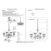 Подвесная люстра Crystal Lux Betis SP-PL8