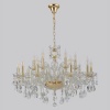 Подвесная люстра Crystal Lux MONICA SP10+5 GOLD