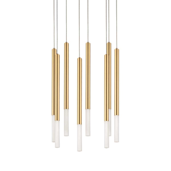 L8T747143 Люстра TUBO LED 40W 2240LM 360G ЗОЛОТО 4000K