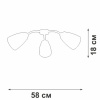 Потолочная люстра Vitaluce V3187-0/3PL