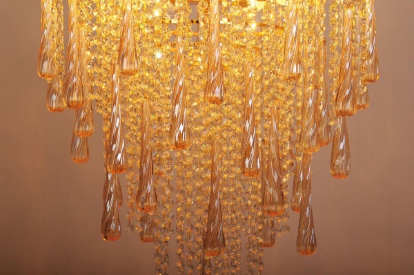 Подвесная люстра Abrasax Greta L.7101-6AMBER