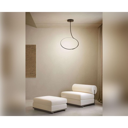 Подвесной светодиодный светильник Italline IT013-6025 black 3000K