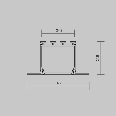 Алюминиевый профиль встраиваемый Maytoni Led Strip 632001