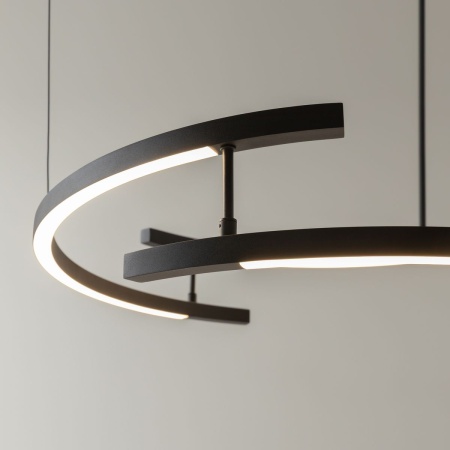 Подвесной светодиодный светильник Maytoni Line MOD016PL-L52BK