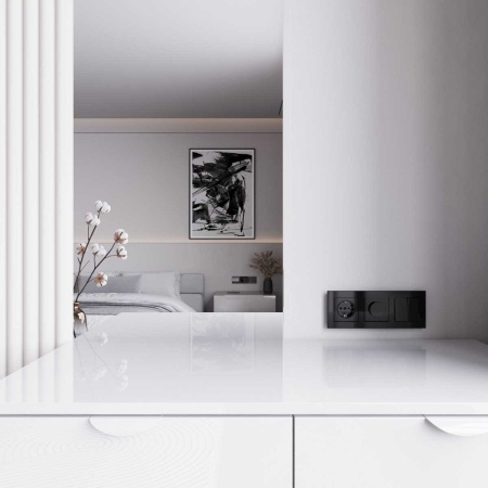 Диммер Werkel черный акрил W1142048 4690389197697