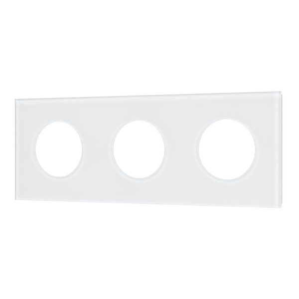 Рамка стеклянная FRM-GLARE-GC-3-WH Arlight 043838