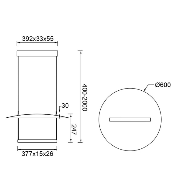 Подвесная люстра Mantra Sun Ii 9423