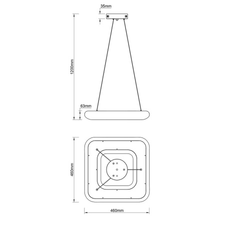 Подвесной светодиодный светильник Escada Soft 10259/1LED