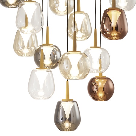 Подвесная светодиодная люстра Mantra Andromeda 8935+14PL