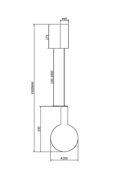 Подвесной светодиодный светильник Maytoni Nebula MOD182PL-L4CG3K