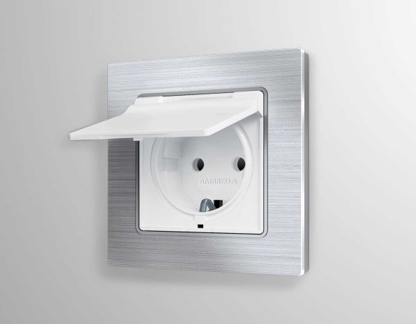Лицевая панель розетки AMBRELLA VOLT AP1280