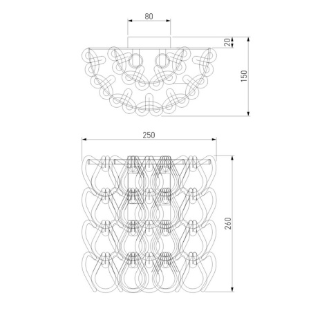 Настенный светильник Bogates Cappio 380/2 a069358