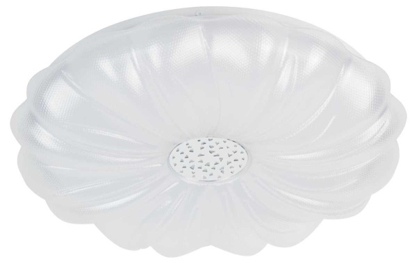 Светильник потолочный светодиодный ЭРА Классик без ДУ SPB-6 Muze 48W-5K WH+CH 5000К белый/шампань Б0070187