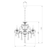 Подвесная люстра Bogates 294/6 Strotskis