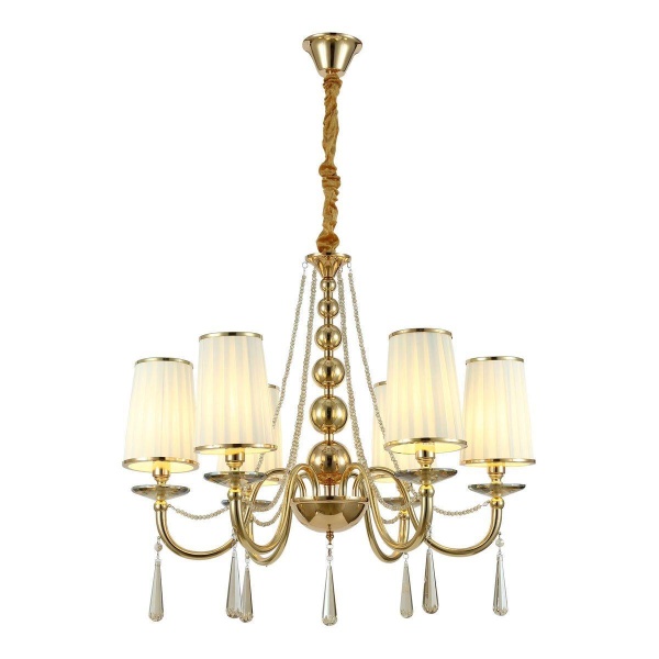 Подвесная люстра Lumina Deco Fabione LDP 1200-6 F.GD