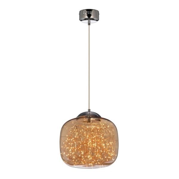 Подвесной светодиодный светильник Lumina Deco Daisy LDP 6823-300 CHR+AMB
