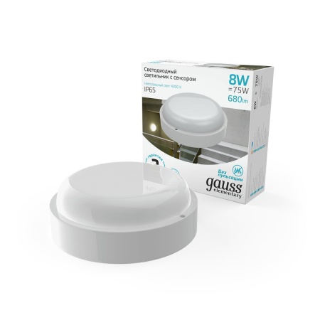 Потолочный светодиодный светильник Gauss Сауна 126411208