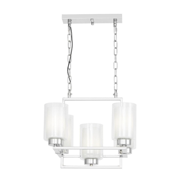 Подвесная люстра Lumina Deco Lino LDP 1239-5 CHR