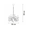 Подвесная люстра Vitaluce V1188-0/6
