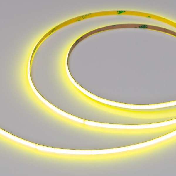 Светодиодная лента COB-X480-4mm 24V Yellow Volt (4 W/m, IP20, 5m) Arlight 046916