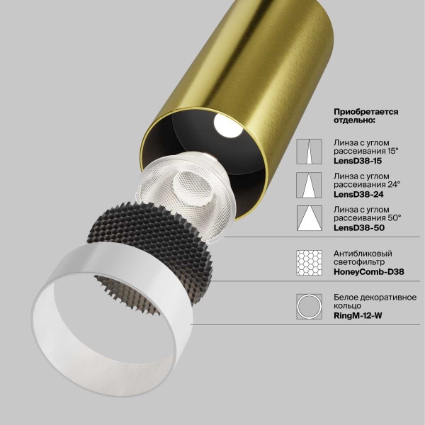 Трековый светильник Maytoni Technical Focus Led TR032-2-12W4K-M-BBS