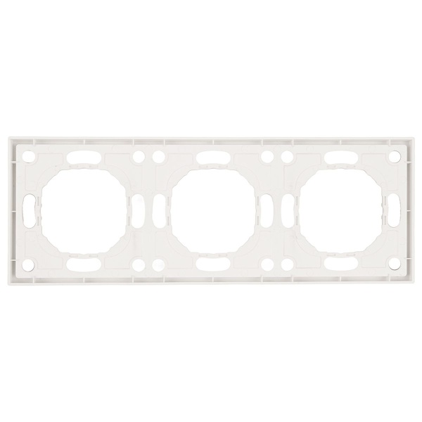 Рамка 3-постовая Stekker Эмили белый фарфор PFR00-5003-01 49886