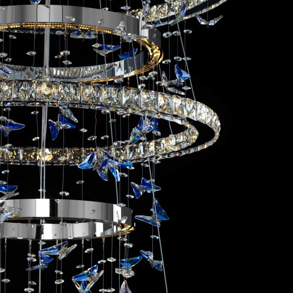 Люстра хрустальная с пультом Citilux ETERA CL322090