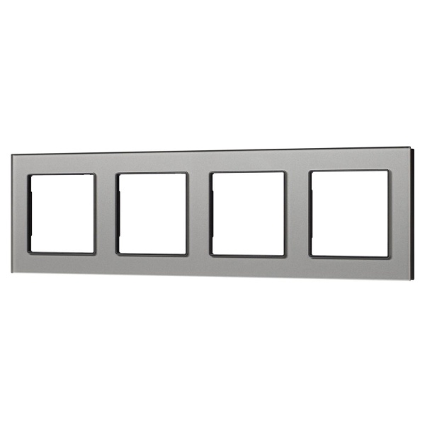Рамка стеклянная FRM-GLARE-GS-4-GR Arlight 043804