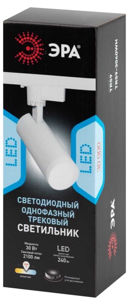 Трековый светильник однофазный ЭРА TR59-3040 WH Б0054446