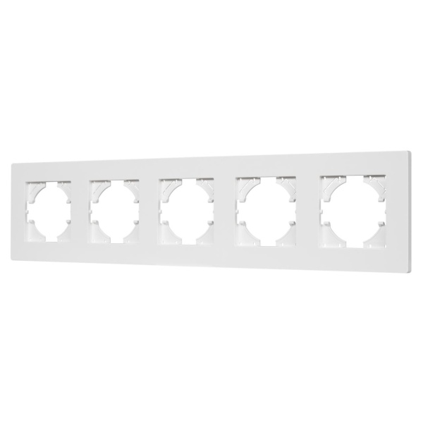 Рамка пластиковая FRM-PERIO-PL-5-WH Arlight 049762