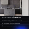 Перекрестный переключатель встраиваемый Voltum S70 одноклавишный 10А, (титан) VLS010506