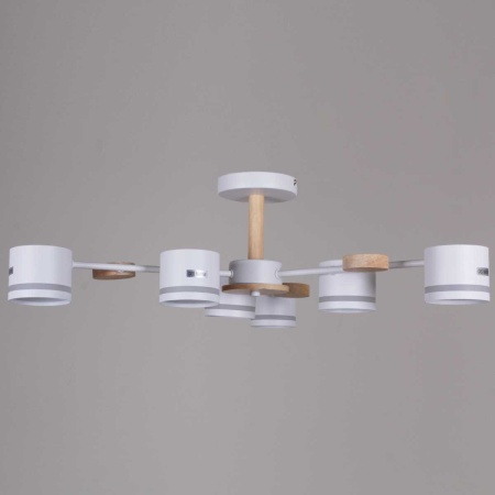 Люстра Reluce 68730-0.3-06 GX53 WH+WOOD