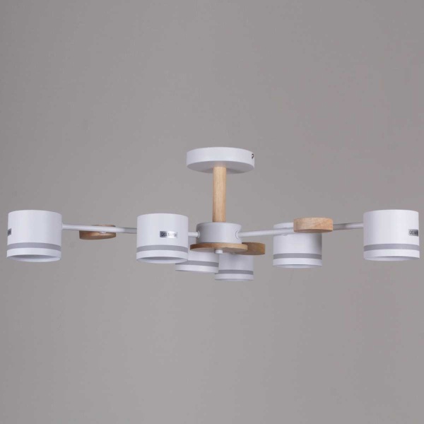 Люстра Reluce 68730-0.3-06 GX53 WH+WOOD
