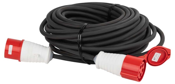 Удлинитель силовой ЭРА IND380-U-1e-5x4-20m-IP44 на 380В в бухте 1 розетка CEE 5P 20м КГ 5х4 32A IP44 Б0057298