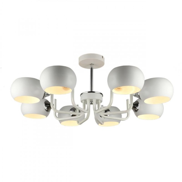 Потолочная люстра IMEX MD.4914-8-S WH+CH