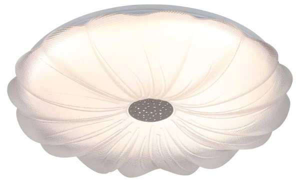 Светильник потолочный светодиодный ЭРА Классик без ДУ SPB-6 Muze 84W-3K-6,5K WH+CH 3000-6500К белый/шампань Б0070190