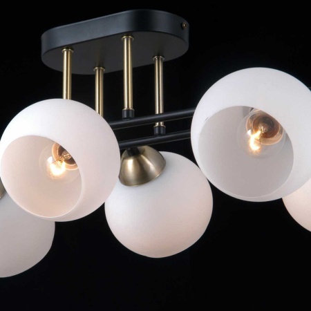 Потолочный светильник ILLUMICO IL0790-6CSQ-25 BK AB TRENTO