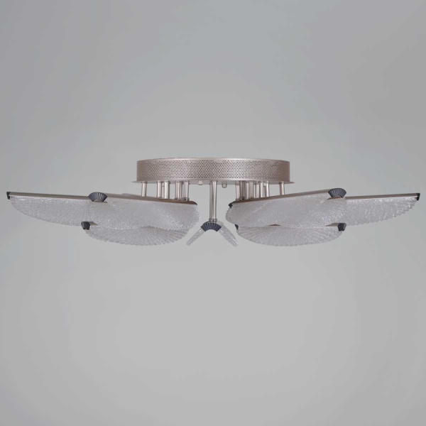 Потолочный светильник Reluce 00490-0.3-6+6 champagne silver