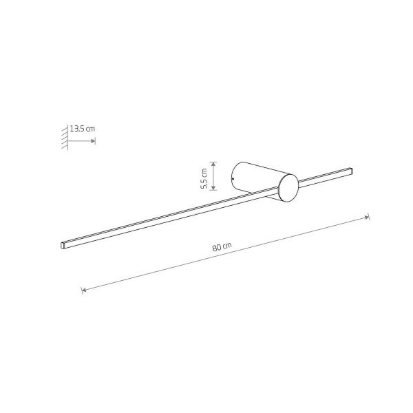 Настенный светильник Nowodvorski Saber Led Silk Olive M 11378
