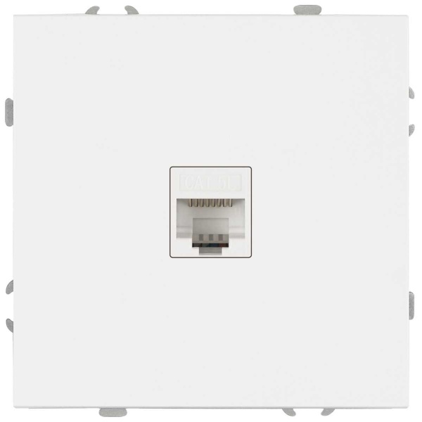 Розетка ЭРА Galaxy 15-3107-01 информационная RJ45 IP20 белый Б0070735