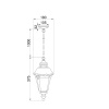 Уличный подвесной светильник Maytoni Goiri O029PL-01BZ