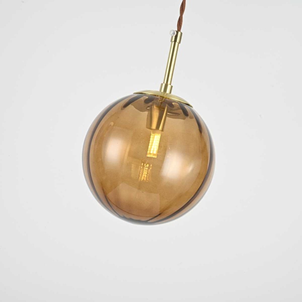 Подвесной светильник Imperium Loft Aska D150 Amber 288904-26