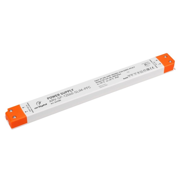 Блок питания Arlight ARV-SP-12060-SLIM-PFC 12V 60W IP20 5A 047989
